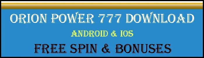 orion power 777 download